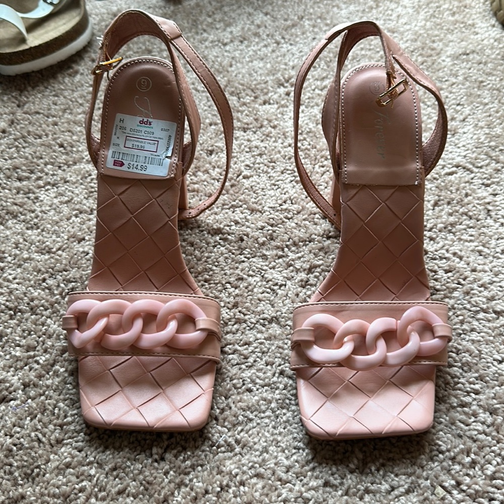 Pink heels